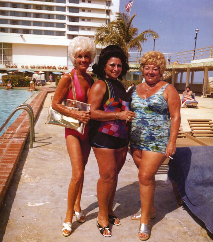 Three Women by A Swimming Pool