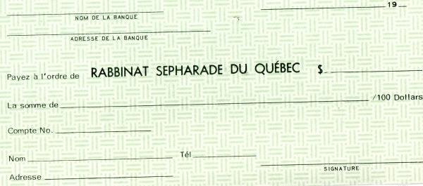 Grand Rabbinat du Québec - Association Sépharade Francophone (ASF)