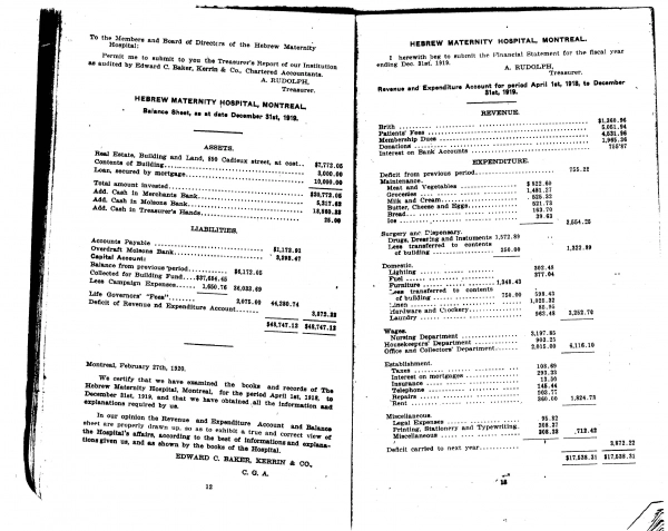 Image 29 sur 36 pour Taube Kaplan (“Greene Rebbetzin”) - Hebrew Maternity Hospital