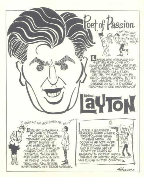 Image 19 of 22 for Irving Layton – First Statement Press