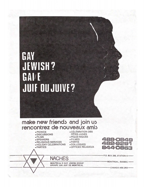 Image 2 sur 3 pour Naches- Gay and Lesbian Jews of Montreal